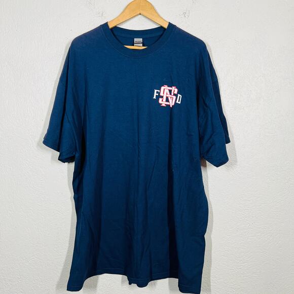 North Shore FD Graphic Tee Navy Casual Short Sleeve NSFD - 2XL - Picture 2 of 3